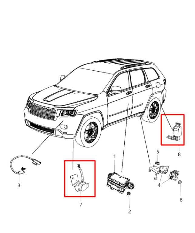 16-22 Jeep Grand Cherokee 4WD Front Rear RH LH Side Ride Height Level Sensor Set - Alshned Auto Parts