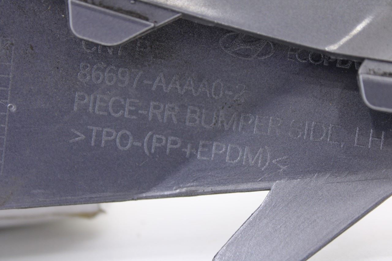 24-25 Hyundai Elantra SE 2.0L FWD Rear Bumper Driver Left Side Outer Cover Trim - Alshned Auto Parts