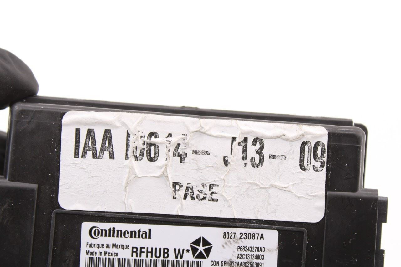 2018 Jeep Grand Cherokee Limited Hub Receiver Control Module 68343278AD OEM - Alshned Auto Parts