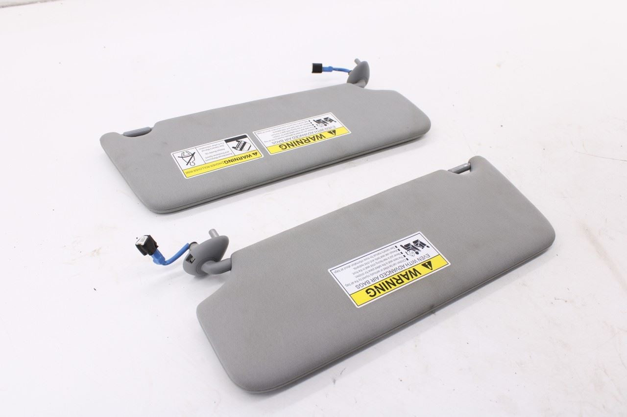 17-20 Acura MDX w/ Technology Pkg Front RH and LH Sun Visor Set w/ Illum Mirror - Alshned Auto Parts