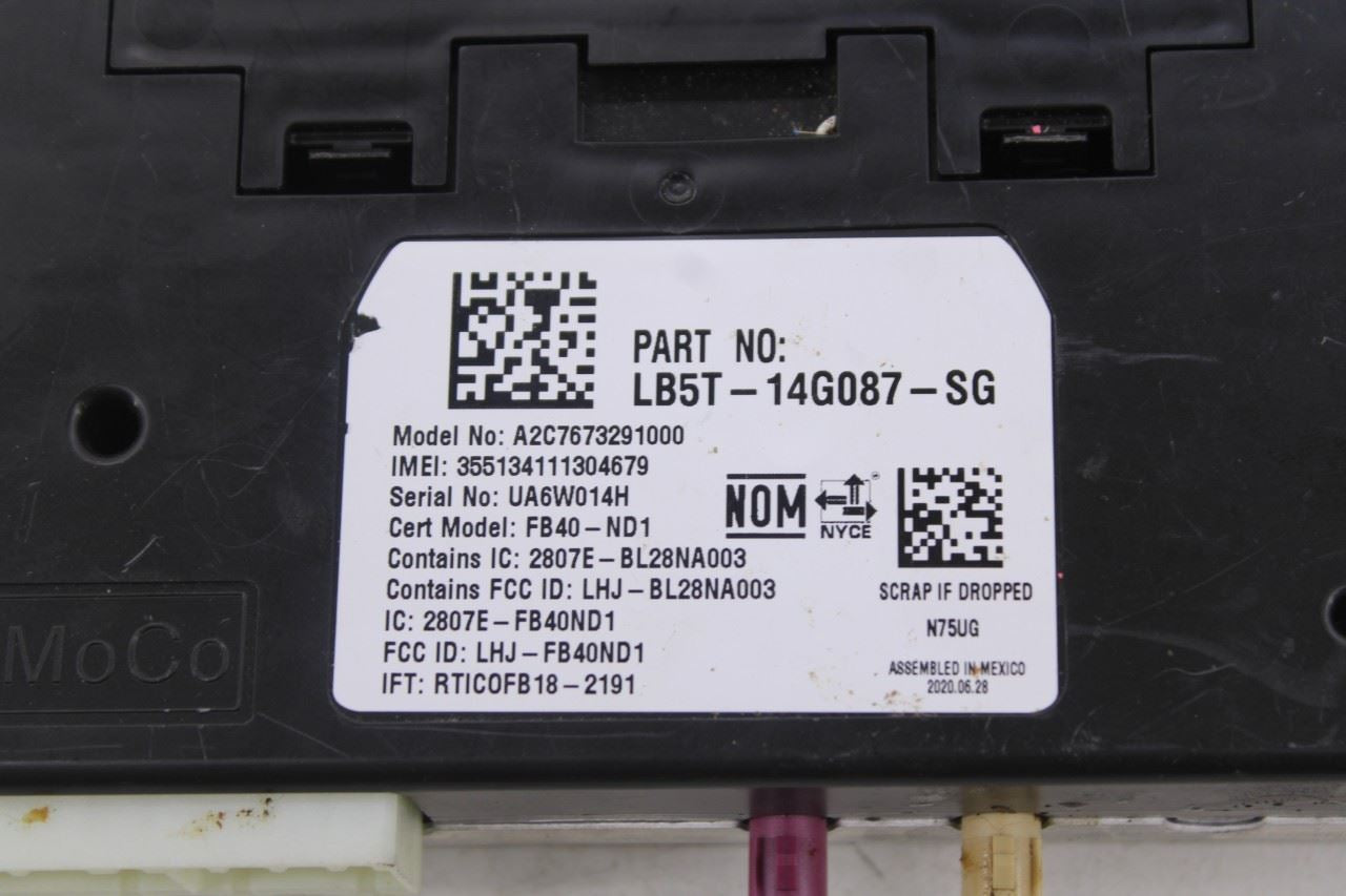 20 Ford Expedition Max XLT Telematics Communication Mobile Phone Control Module14
