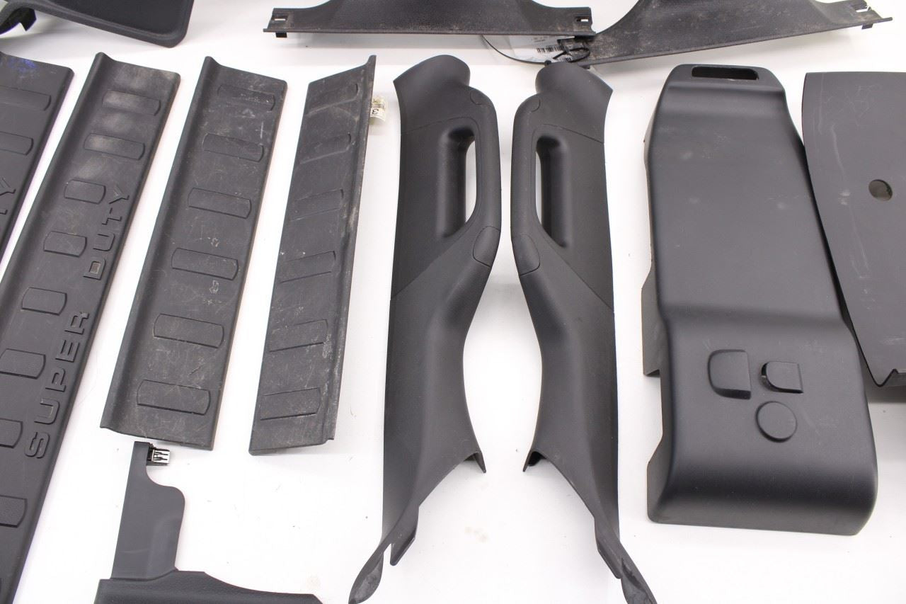 2011-16 Ford F250 Interior RH and LH A/B/C Pillars and Door Sill Trim Set *ReaD* - Alshned Auto Parts