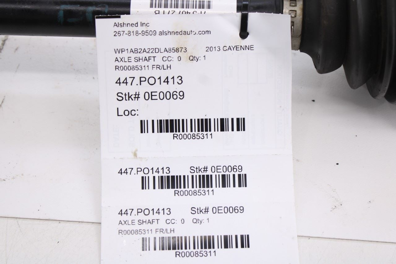 2011-2018 Porsche Cayenne S AWD Front Left Driver Side CV Axle Drive Half Shaft9