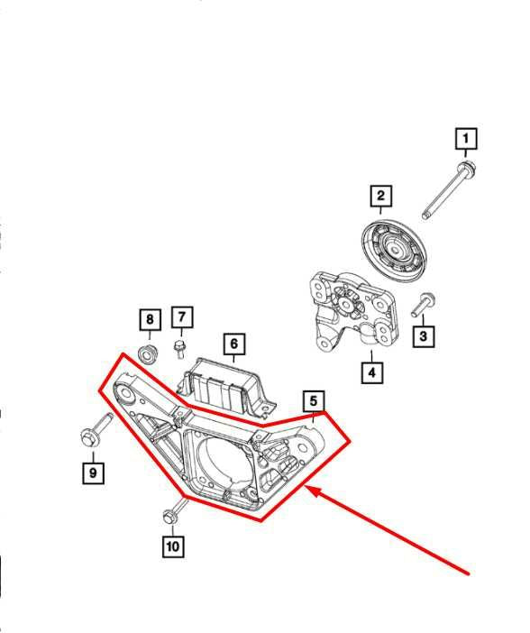 14-23 Jeep Cherokee Limited 4x4 Rear Axle Differential Mount Bracket 68155099AD - Alshned Auto Parts