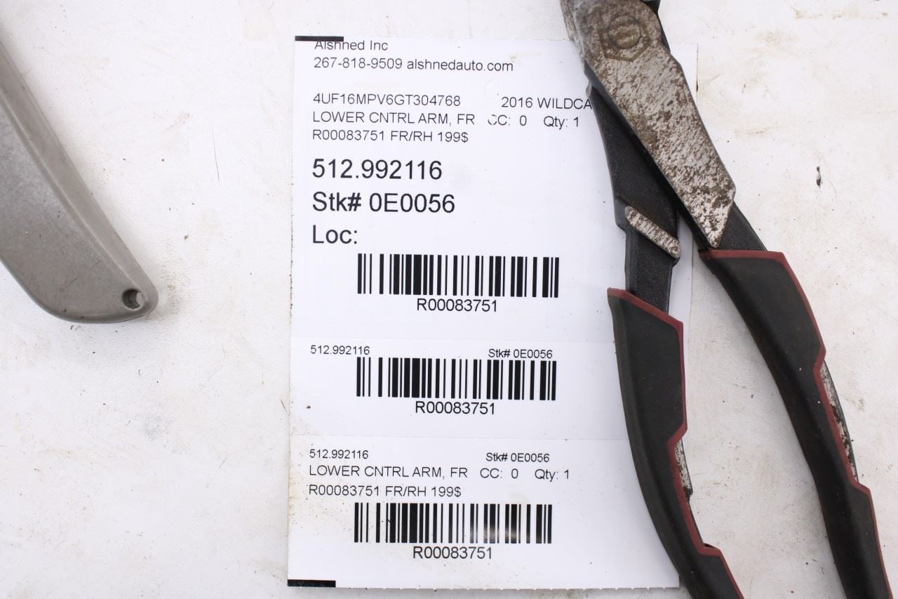 14-20 Arctic Cat Wildcat Trail 700 4WD Front RH Side Lower and Upper Control Arm - Alshned Auto Parts