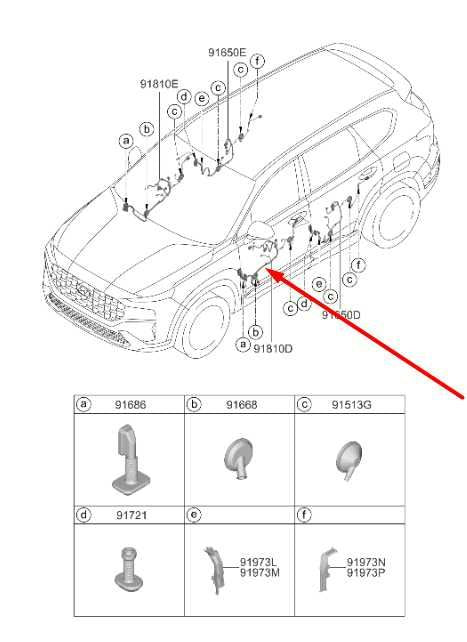 2021-2023 Hyundai Santa Fe Front Left Driver Side Door Wire Harness 91605-S2090 - Alshned Auto Parts