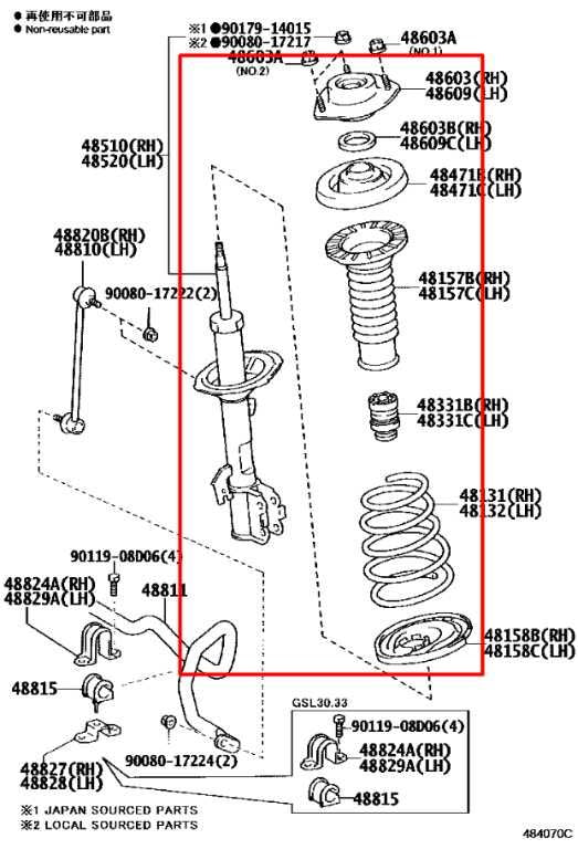 2016-20 Toyota Sienna LE FWD Front Passenger RH Side Shock Strut Absorber *ReaD* - Alshned Auto Parts