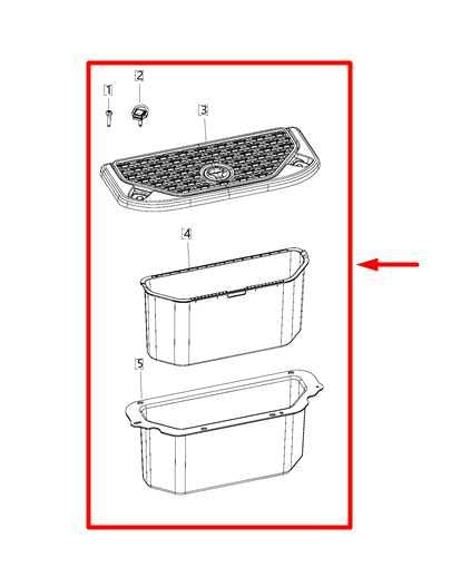 2019-2024 Ram 1500 Right or Left 2nd Row Storage Ice Bin Cargo Liner 68268035AB - Alshned Auto Parts