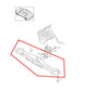 11-14 Porsche Cayenne Rear Transmission Mount Crossmember Support Carrier *ReaD* - Alshned Auto Parts