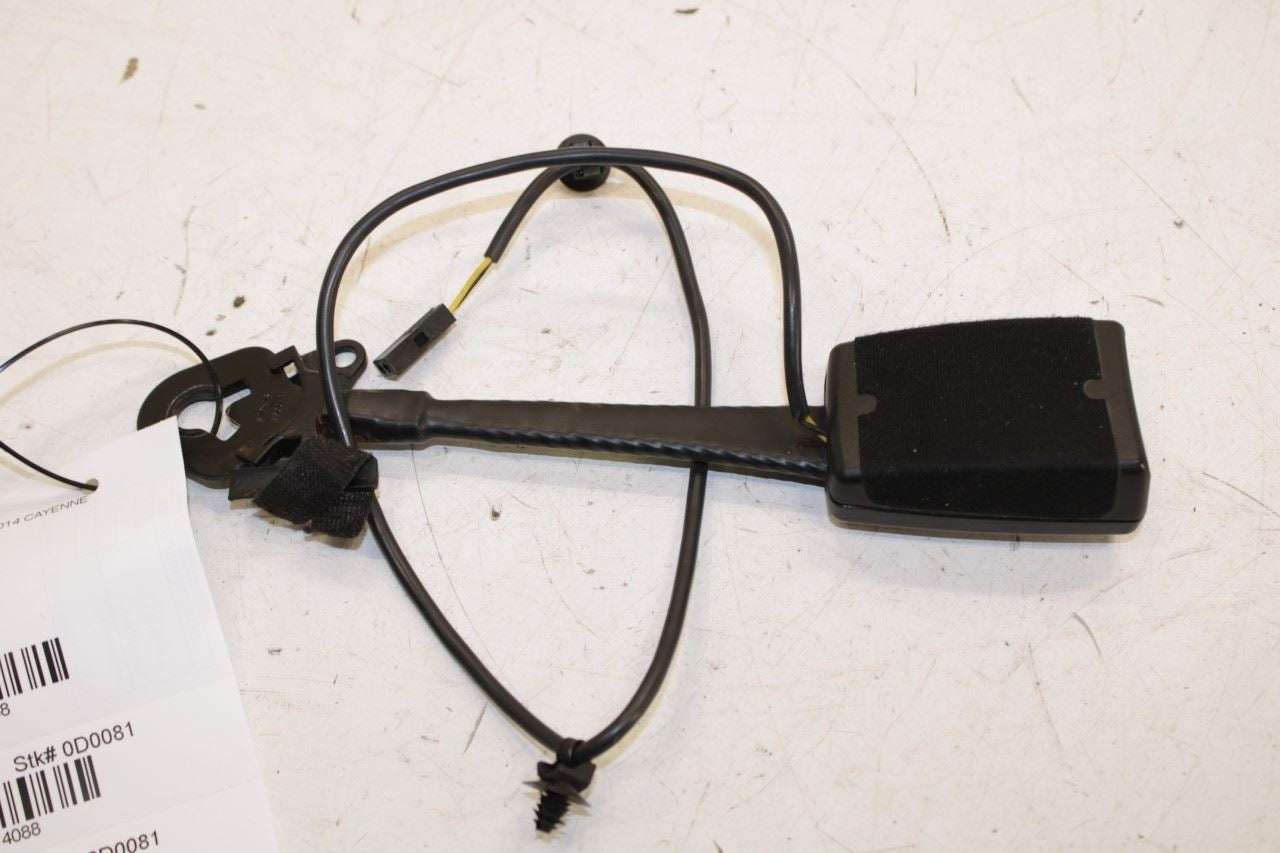 11-18 Porsche Cayenne Platinum 3.6L AWD Front Driver Left Side Seat Belt Buckle - Alshned Auto Parts