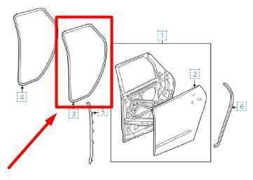 2018-2024 Buick Enclave Rear Left Driver Side Door Weatherstrip 84222069 OEM - Alshned Auto Parts