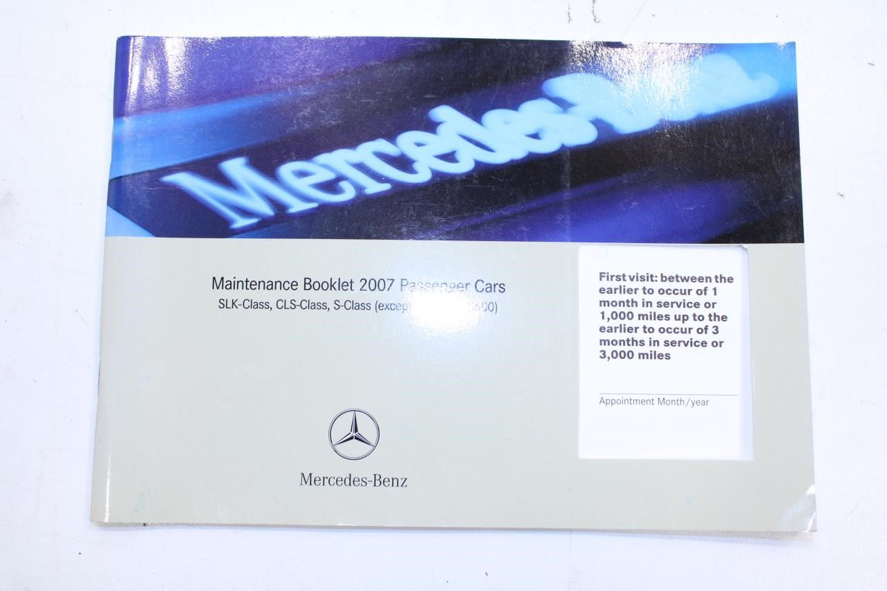 2010 Mercedes-Benz S550 Operators Manual Set with Case 2215841481 OEM - Alshned Auto Parts