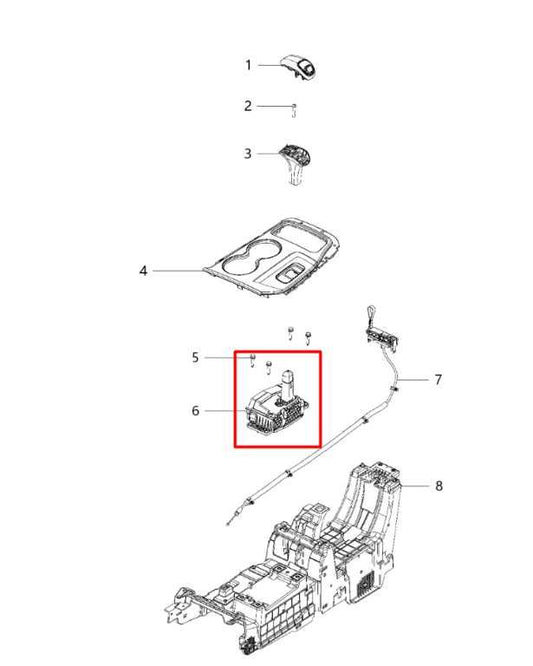 14-15 Jeep Grand Cherokee Limited 3.6L 4WD Auto Transmission Gear Shifter Lever - Alshned Auto Parts