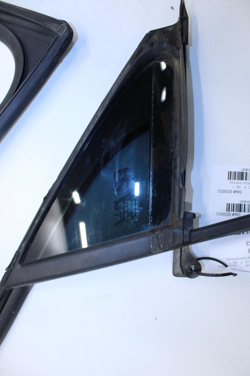 2020-2022 Hyundai Sonata SE Front Right Door Window Run Channel Fixed Vent Glass - Alshned Auto Parts