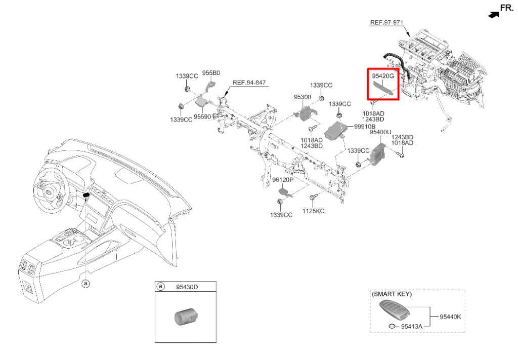 22-25 Hyundai Tucson SEL Front and Rear Inner Smart Keyless Entry Antenna Module - Alshned Auto Parts