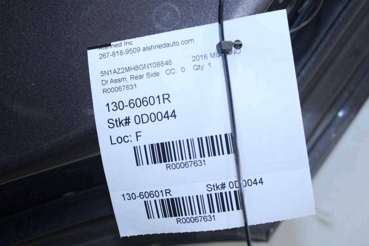 2015-2024 Nissan Murano Platinum Rear Right Door Shell Panel 82100-5AA0A OEM - Alshned Auto Parts