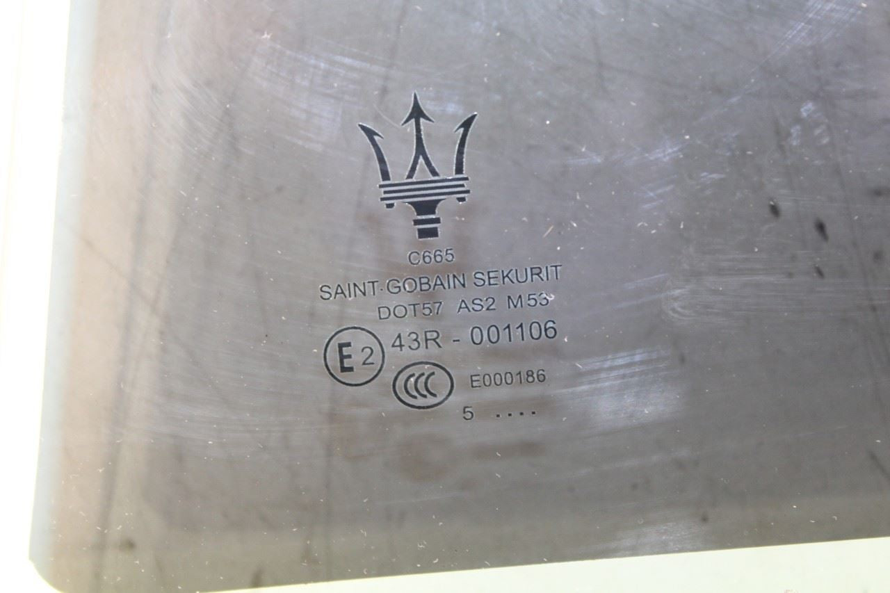 2014-2021 Maserati Ghibli S Q4 Rear Left Driver Side Door Window Glass 670038124 - Alshned Auto Parts