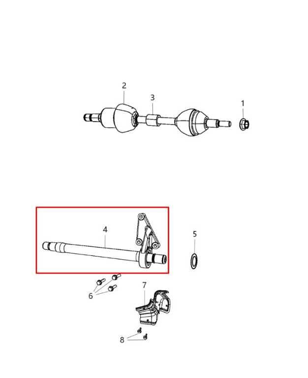 2011-2020 Dodge Grand Caravan GT FWD Front Right Side CV Intermediate Axle Shaft1