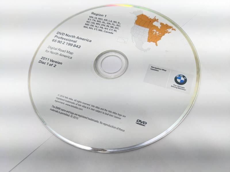 2007-2009 BMW 335i DVD Digital Road Map North America Professional Version 2011 - Alshned Auto Parts