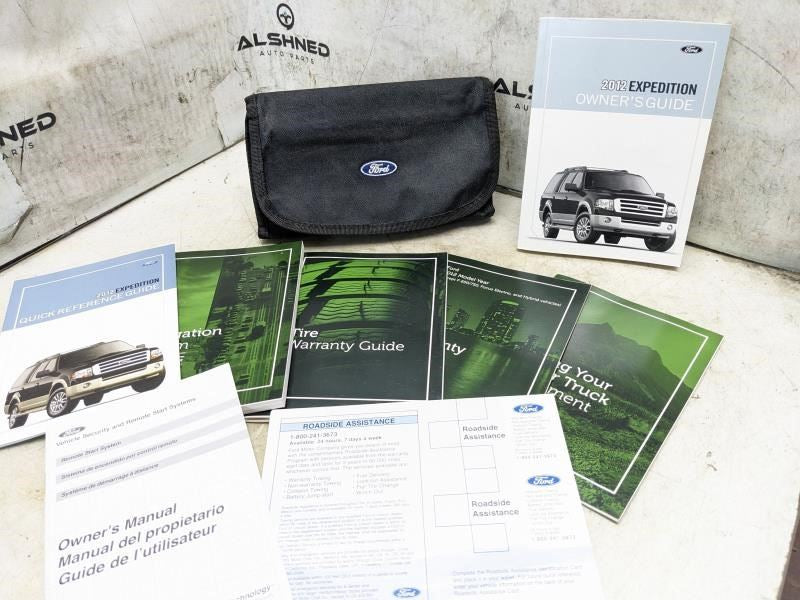 2012 Ford Expedition Owners Guide Set with Case CL1J-19A321-AB OEM - Alshned Auto Parts