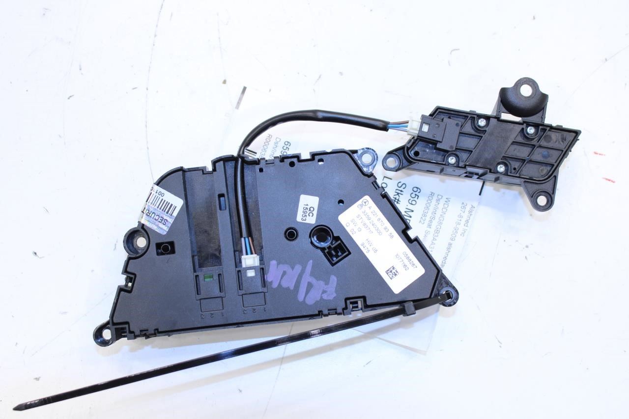 07-13 Mercedes-Benz S550 Front RH Door Seat Memory Control Switch 221-870-93-58 - Alshned Auto Parts