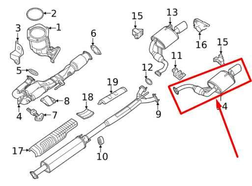 2019-2023 Nissan Maxima Rear Left Driver Side Exhaust Muffler 20110-9DJ1B OEM - Alshned Auto Parts