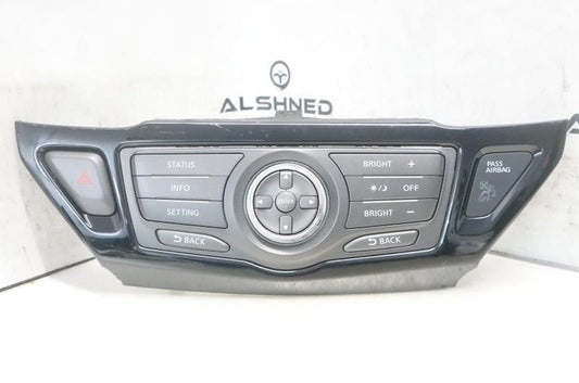 2015 Nissan Pathfinder Radio Screen Control Panel 3KA0A210250 OEM - Alshned Auto Parts