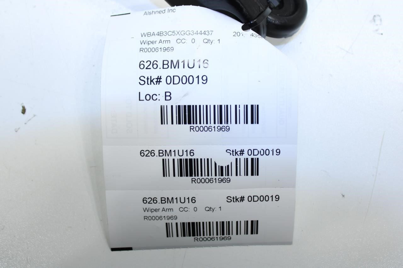 2015-2016 BMW 435I Gran Coupe xDrive Front Left and Right Wiper Arm 61619465086 - Alshned Auto Parts