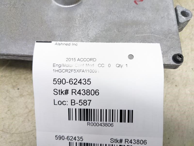 2015 Honda Accord Engine Control Module ECU ECM 37820-5A1-L73 OEM - Alshned Auto Parts