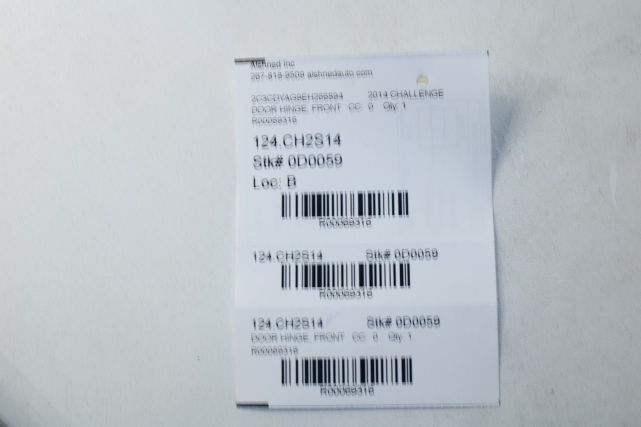 2012-23 Dodge Challenger SXT Front RH Door Hinge Upper and Lower Pair 68024106AE - Alshned Auto Parts