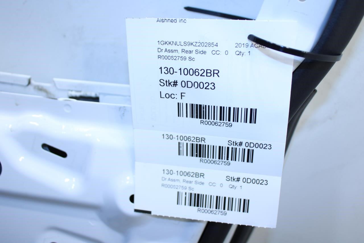 2017-2023 GMC Acadia SLT-1 Rear Right Passenger Door Shell Panel 84560812 OEM - Alshned Auto Parts