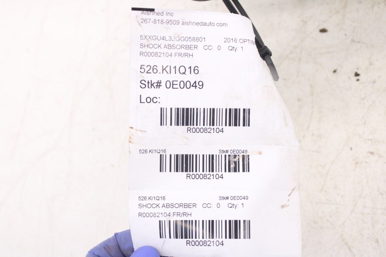 2016-2020 KIA Optima EX 2.4L FWD Front Right Passenger Side Shock Strut Absorber - Alshned Auto Parts