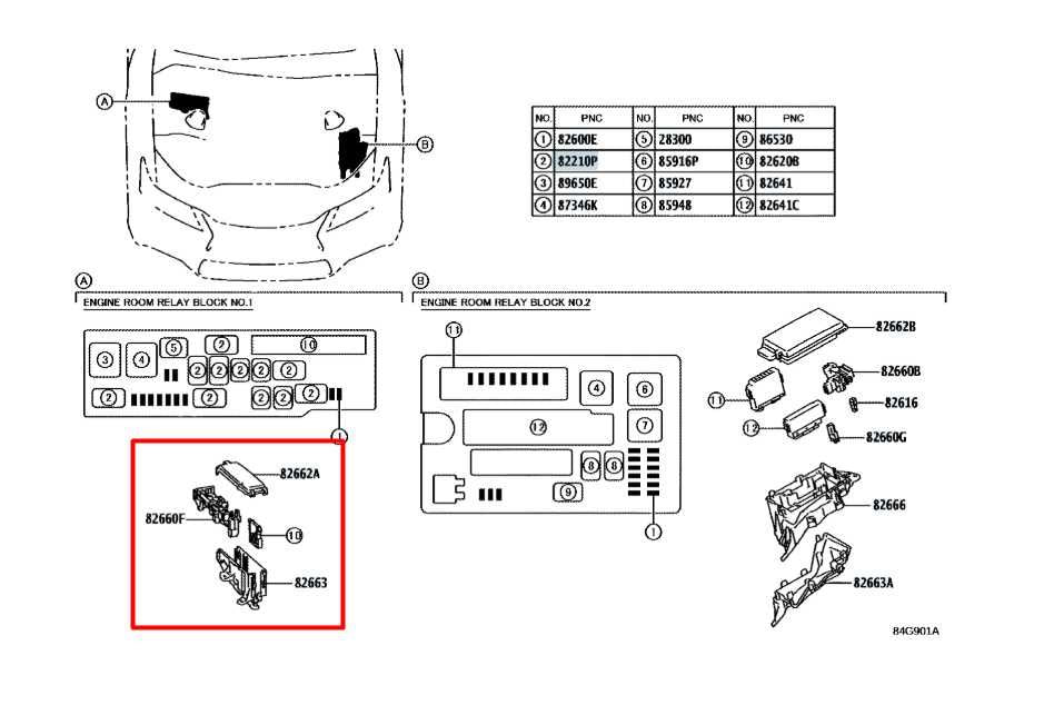 2013-16 Lexus GS350 3.5L Engine Bay Passenger Right Side Fuse Relay Junction Box - Alshned Auto Parts