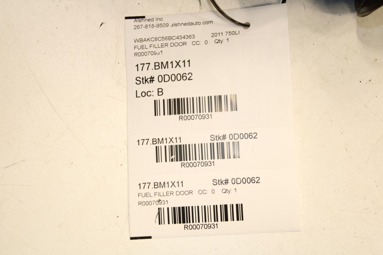 2010-2015 BMW 750LI xDrive 4.4L Fuel Tank Filler Housing Door Lid Cover - Alshned Auto Parts