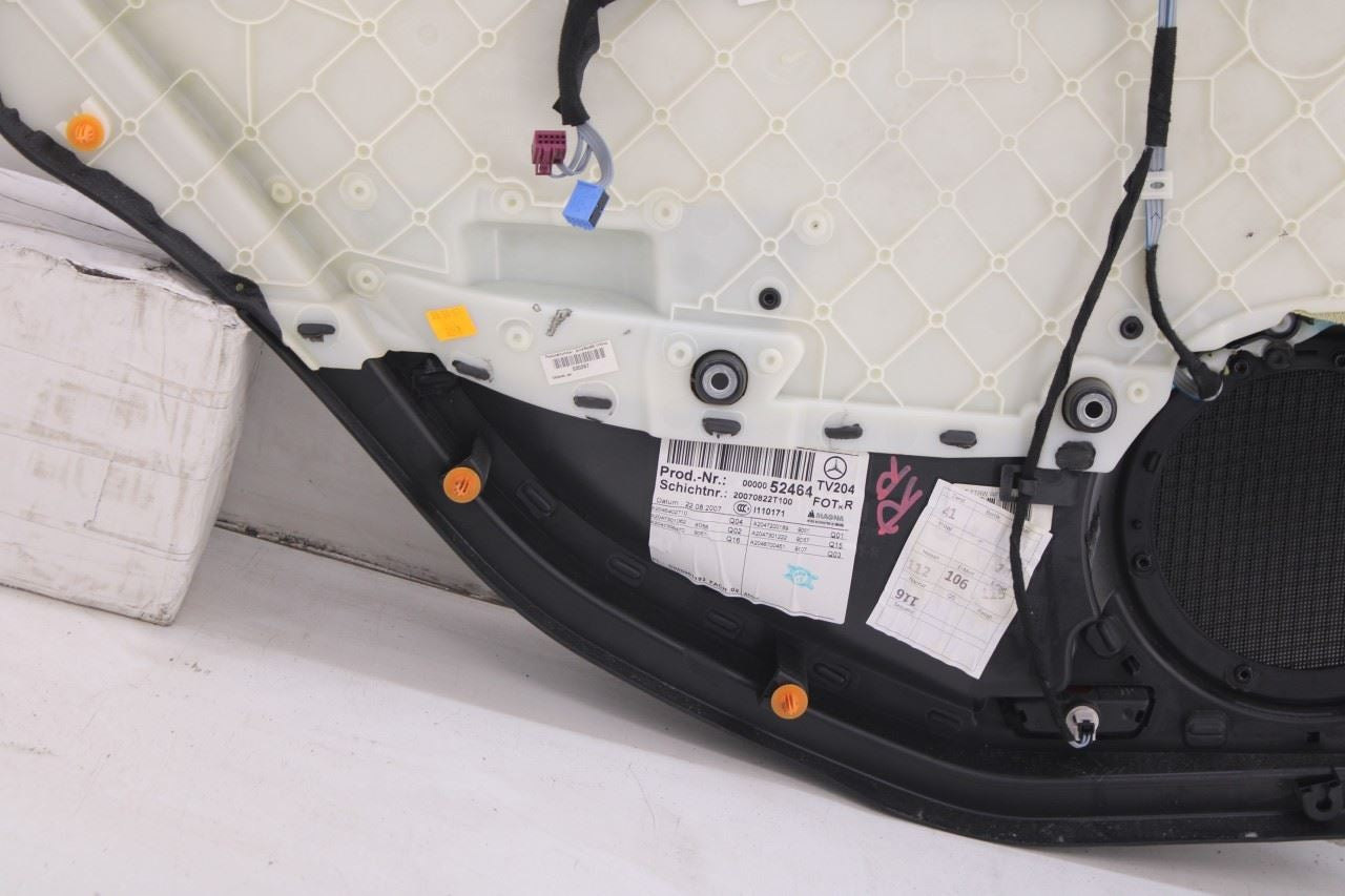 08-14 Mercedes-Benz C350 Sport Rear Right Door Trim Panel 20473019629D88 *ReaD* - Alshned Auto Parts
