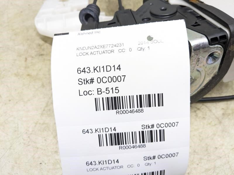 2014-2019 Kia Soul Front Right Door Lock Latch Actuator 81320-B2010 OEM - Alshned Auto Parts