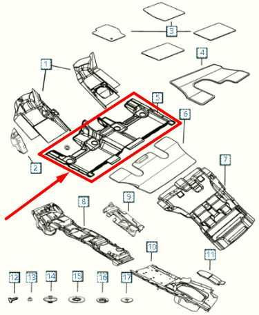 2013-2024 Dodge Durango Rear 2nd Row Floor Carpet Cover 1YL01DX9AF OEM - Alshned Auto Parts