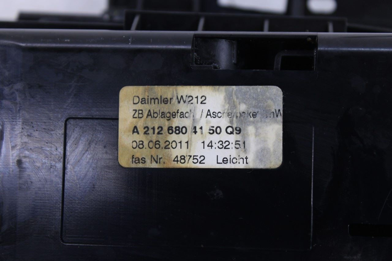 2010-2016 Mercedes-Benz E350 4Matic Front Center Console Ashtray Bin 2126804150 - Alshned Auto Parts