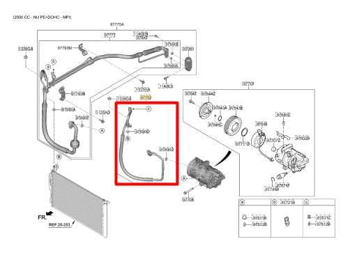 2021-23 Hyundai Elantra SEL 2.0L AC Conditioning Discharge Hose Tube 97762-AA200 - Alshned Auto Parts