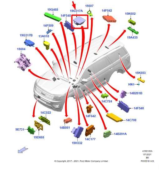 18-24 Ford Expedition Power Voltage Inverter Converter Module JL1T-19G317-AE OEM - Alshned Auto Parts