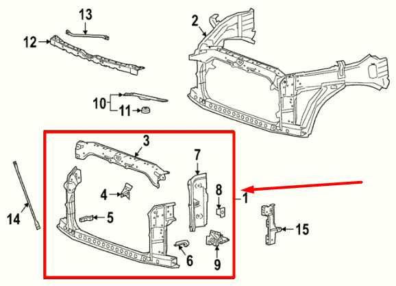 2019-2023 Chevrolet Silverado 1500 Radiator Support Kit 84500458 OEM - Alshned Auto Parts