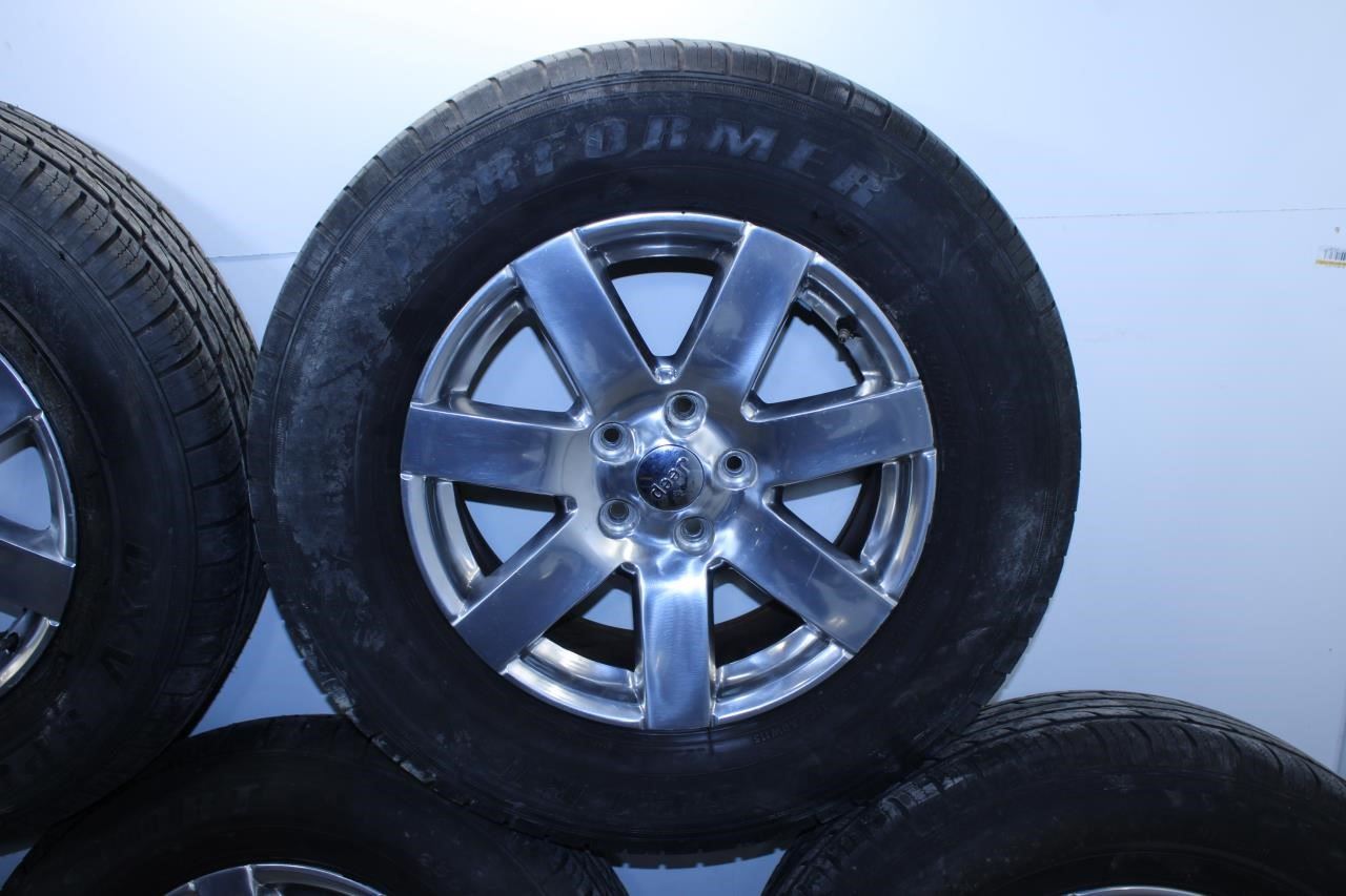11-17 Jeep Wrangler Sahara Wheel Tire Performer CXV Sport 255/70R18 Set 5 *ReaD* - Alshned Auto Parts