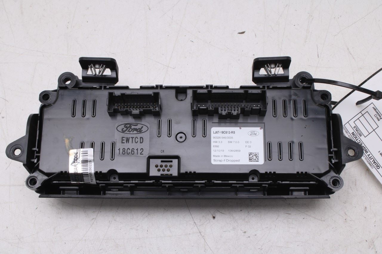 2020-2021 Ford Escape SEL AC Heater Temperature Climate Control LJ6T-18C612-RB - Alshned Auto Parts