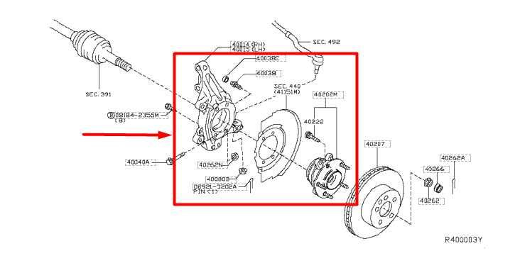 2014-2019 Infiniti QX60 Front Left Driver Side Spindle Knuckle Hub 40015-3JA1A - Alshned Auto Parts