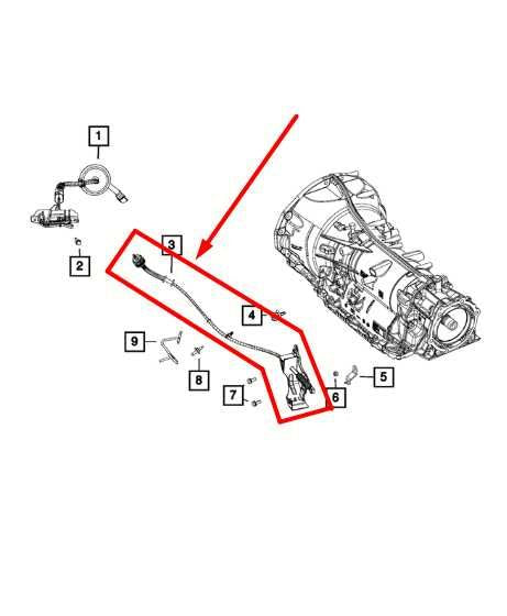 19-24 Ram 1500 5.7L 8-speed Auto Transmission Gearshift Control Cable 68231649AE - Alshned Auto Parts