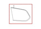 13-20 Nissan Pathfinder SV Rear Left Side Quarter Window Glass 83301-3KA0A *ReaD - Alshned Auto Parts
