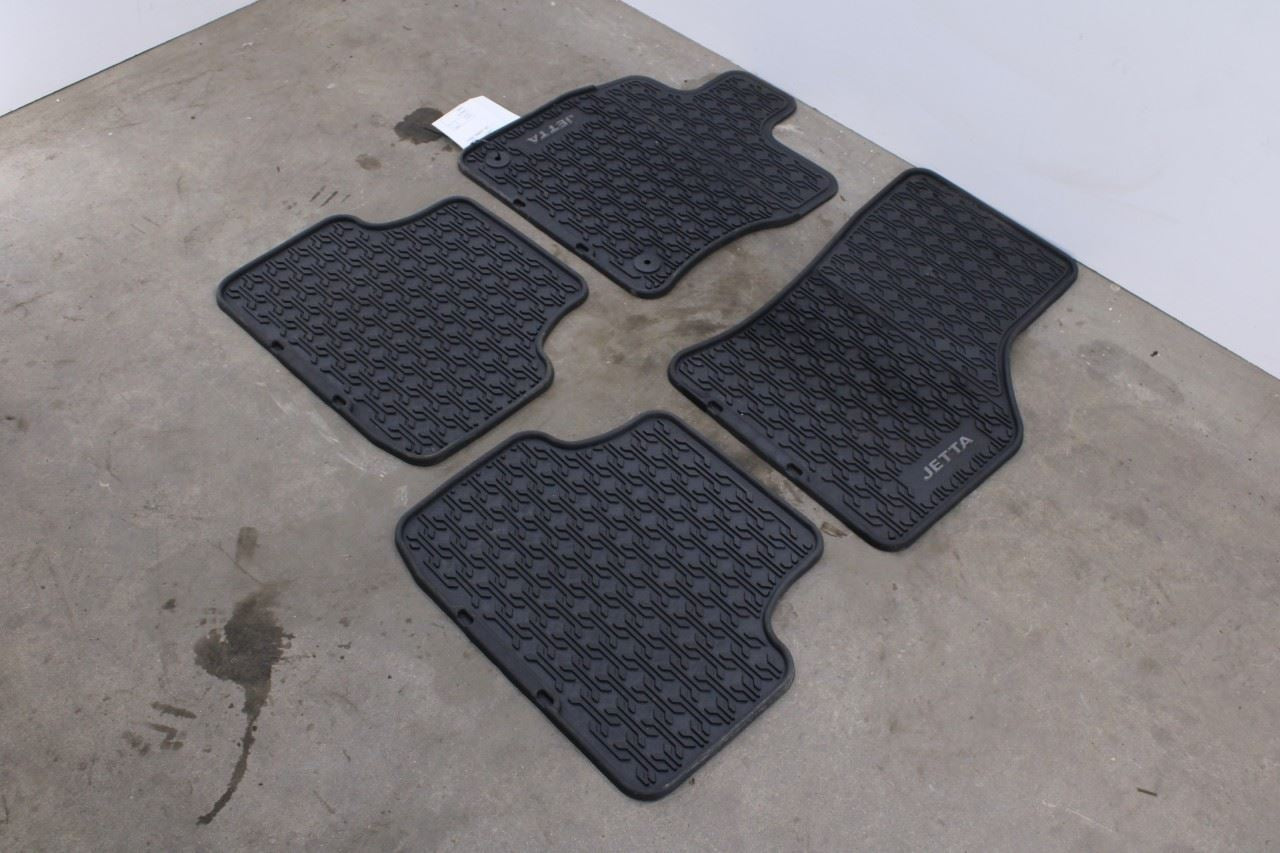 19-26 Volkswagen Jetta SE Front Rear RH Left Side All Weather Rubber Floor Mats - Alshned Auto Parts