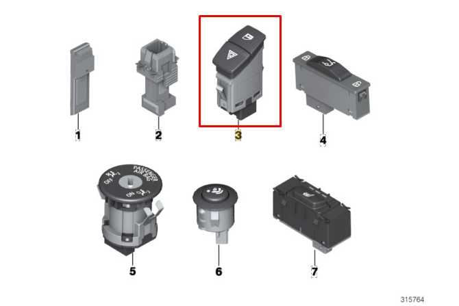 15-16 BMW 435I Gran Coupe Center Air Vent w/ Hazard Switch and Trim 64229218552 - Alshned Auto Parts