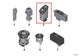 15-16 BMW 435I Gran Coupe Center Air Vent w/ Hazard Switch and Trim 64229218552 - Alshned Auto Parts