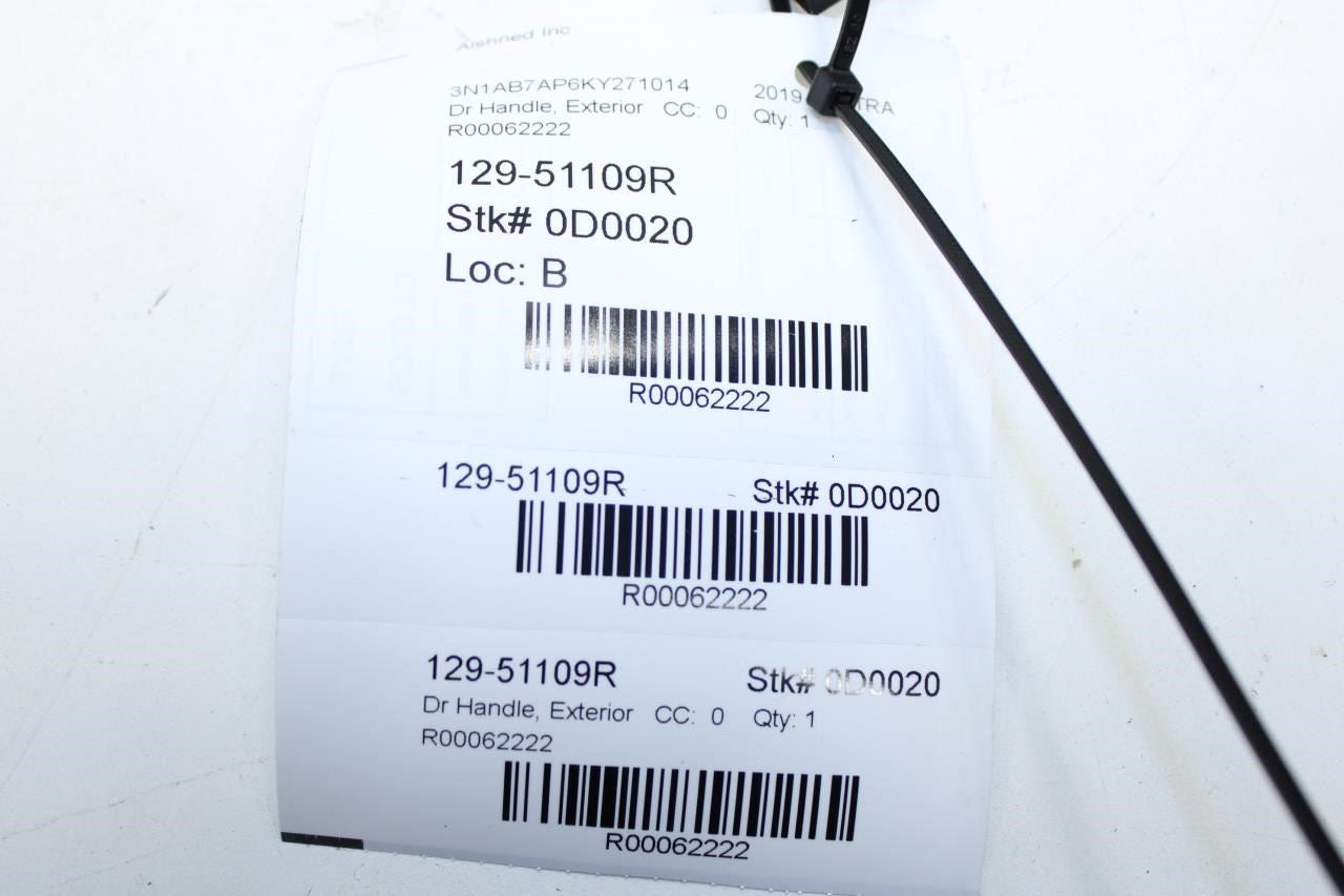 2013-2019 Nissan Sentra SV Rear Right Side Door Exterior Handle 82640-9N00A OEM - Alshned Auto Parts